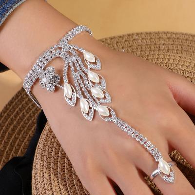 1 Dames Klauwketting Serie Trendy Narcissus Armband Ringvingerketting Date Reizen Banket Feest Vakantie Kleding Cadeau