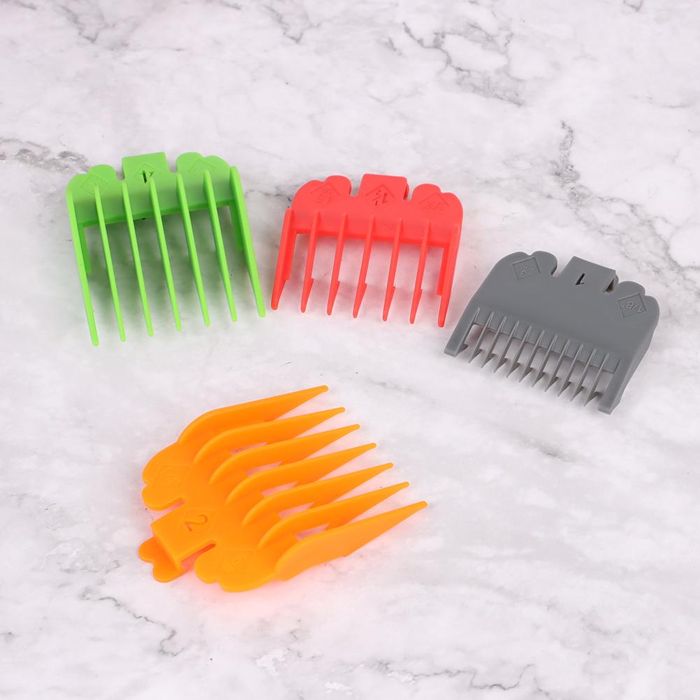 10Pcs Barber Shop Styling Comb Sets Clipper Hair Limit Comb Trimmer Attachment
