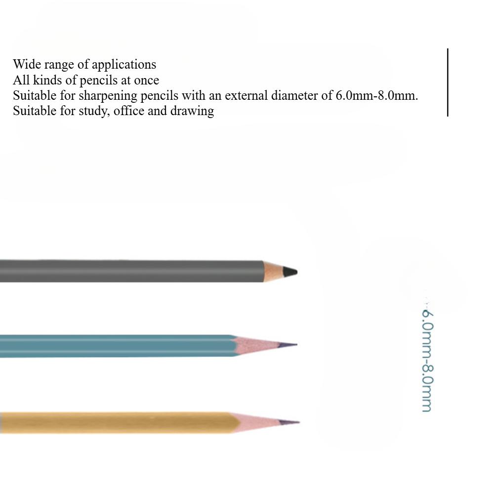 Office Models Pencil Sharpener Fashion Simple Pencil Sharpener Stationery Auto-Feed Pencil Sharpener
