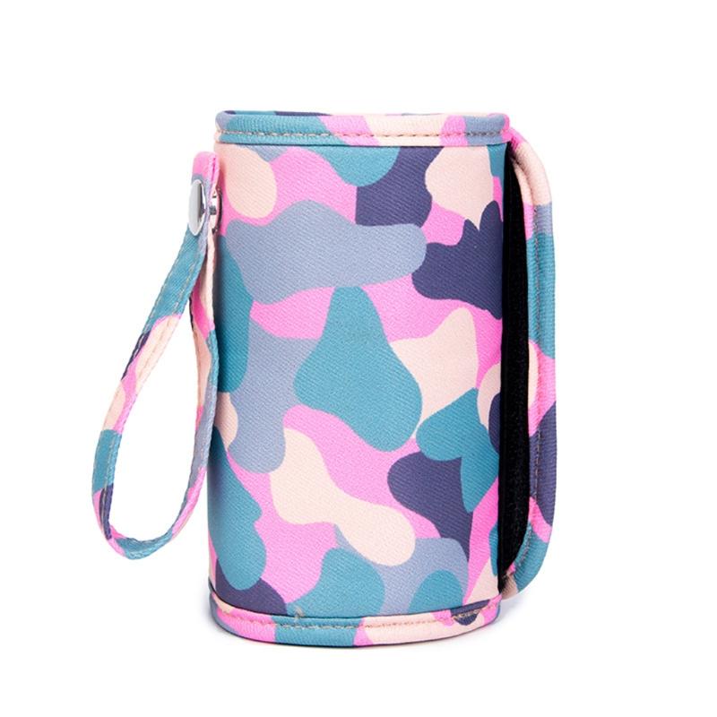 

USB подогреватель детских бутылочек, портативный подогреватель молока для путешествий, бутылочка для кормления, нагревательная крышка, изоляционный термостат, еда розовый