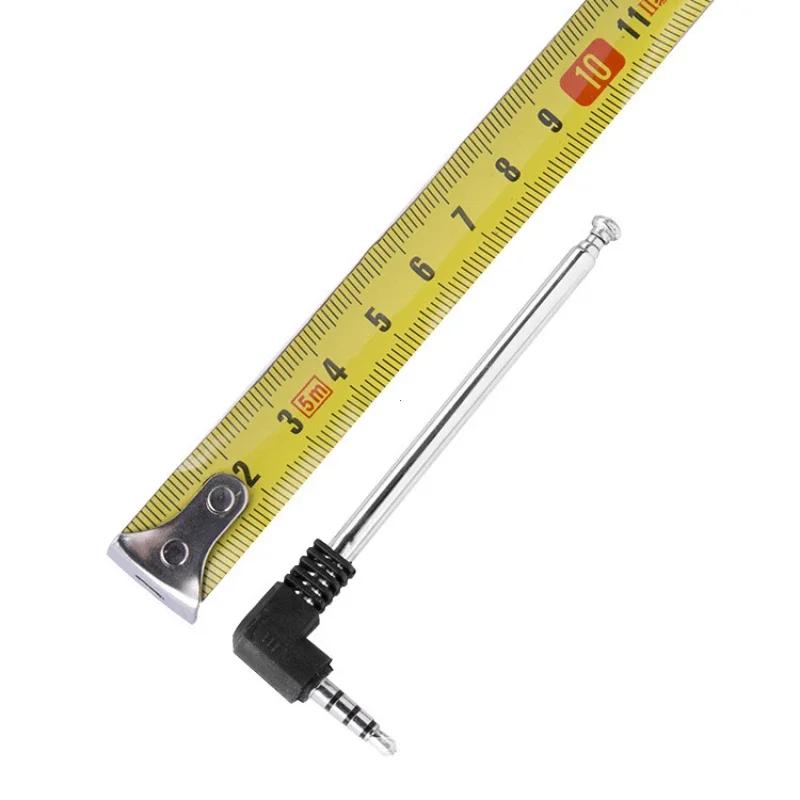 1pcs 3.5mm Universal Retractable FM Mobile Phone Car Auto Radio Telescopic Antenna 433-760 MHz Interior Parts Car Accessories