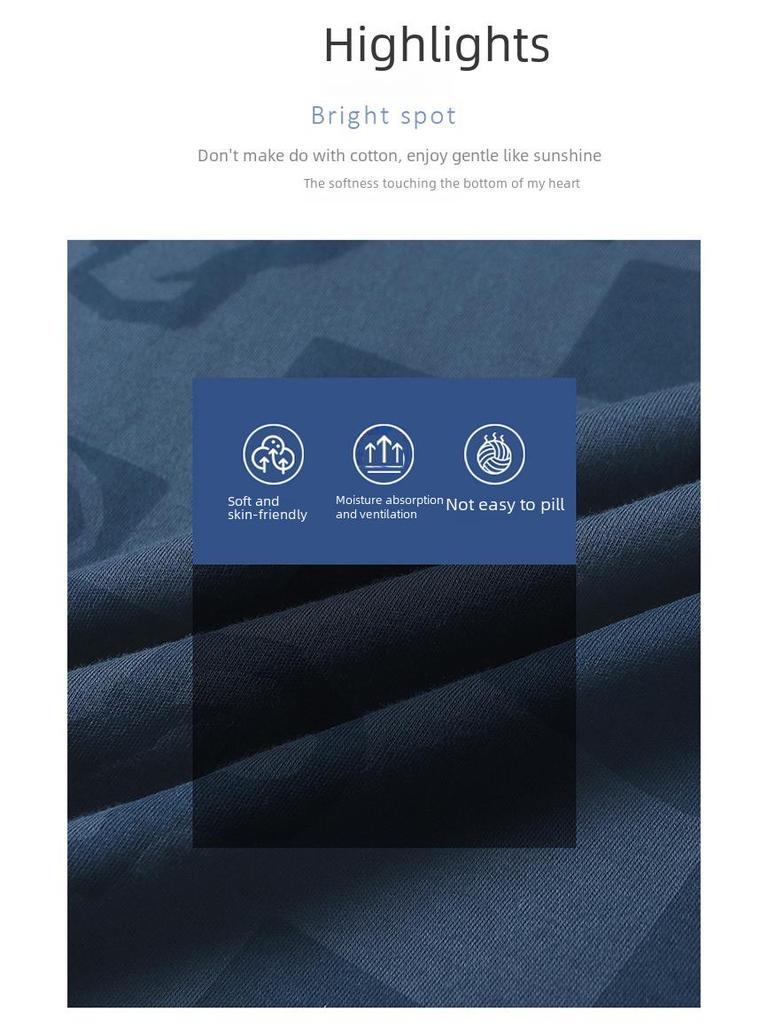 Meijiyunqiu Men's Plus Size Cotton Striped Pajamas Set