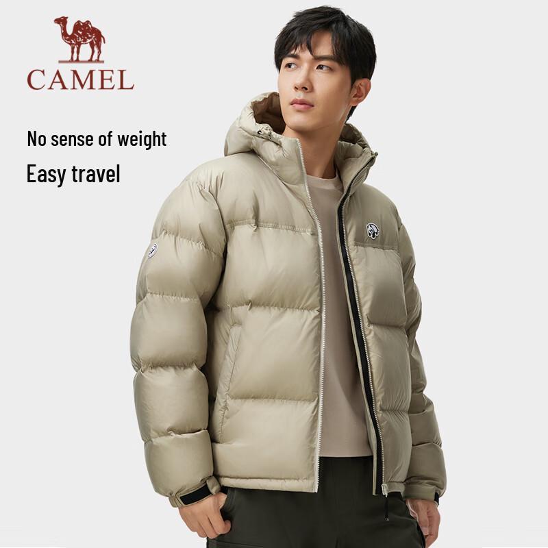 CAMEL Unisex Water-Repellent Windproof Puffer Down Jacket