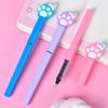 36Pcs Cute Cat Paw Shaped Straight Liquid Ballpoint Pen for Office Work, Brushing Questions, Signing Writing, Diaries, Notes, Student Classroom Prize