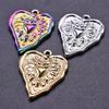 Simple Hearts Pendant Never Fade Stainless Steel Charm Love Pendants For Jewelry Making Supplies 5pcs/Lot DIY Necklace Earrings