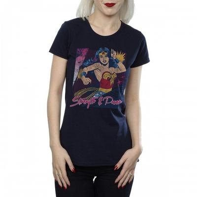 Womens/Ladies Strength And Power Cotton T-Shirt