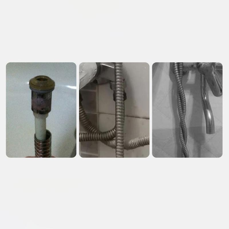 1.5/2M Pvc Handheld Shower Hose Gi/2 Universal Interface High Pressure Thickening Flexible Anti Winding