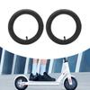 2 Pcs 10×2 Inner Tubes Rubber Black Scooter Inner Tube Straight Valve Tyre Inner Tube for Xiaomi M365, M365 Pro, 1S