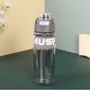 Fashionable Double-Mouth Pop-Top Sport Water Bottle