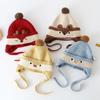 Cotton Kids Beanie Warm Thick Earflap Hat Skin Friendly Kids Hat  Daily Outdoor
