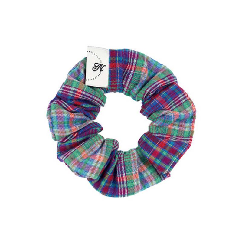 

nff клетчатая резинка для волос мини-зеленая ONE