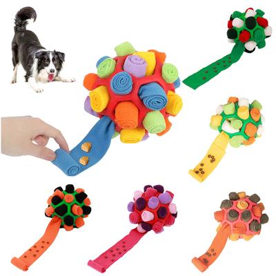 Hundeschnüffelball Innovative Haustier Schüttel-Trainingsspielzeuge für Haustiertraining Zahnreinigung Welpen Kauen Langeweile lindern Hundespielzeug