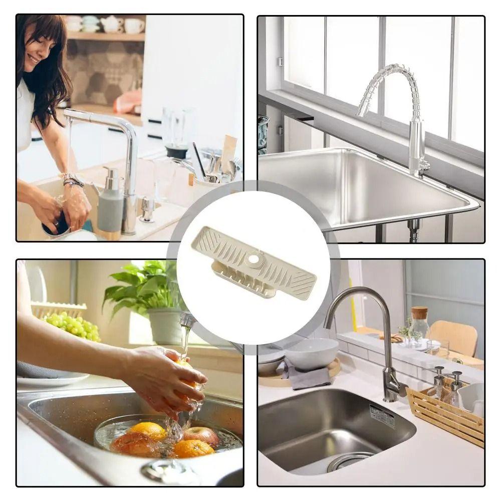 Quick Dry Silicone Water-draining Mat Non Slip Water Drip Catcher  Countertop Protection