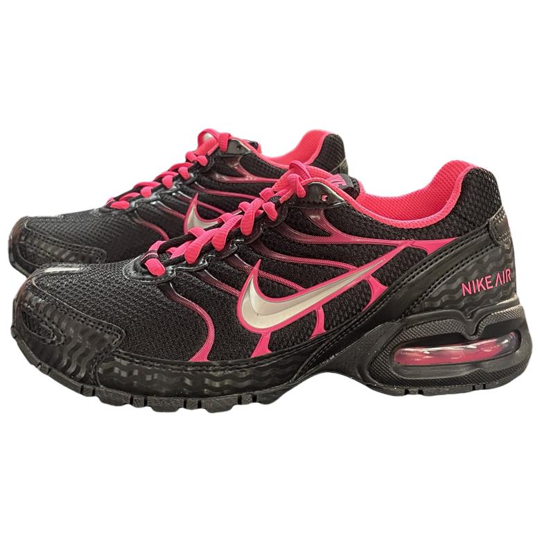 Nike Air Max Torch 4 Black Rose Gold Women Sneakers Metallic-Silver 343851-006