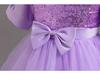 Girls' Sequin Mesh Party Dress - Puffy Skirt for Weddings & Birthdays