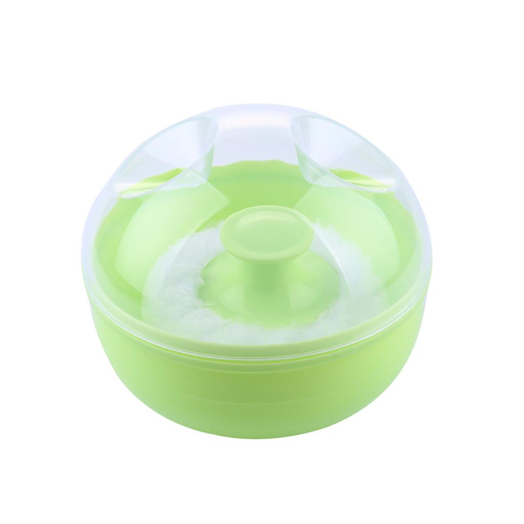  Baby Puff With Box Winceyette Puff No Hair Removal Body Powder Box Container