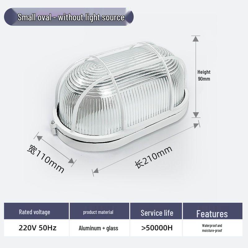 

Водонепроникний світлодіодний вологозахищений стельовий/настінний світильник для кухні, сауни та складу