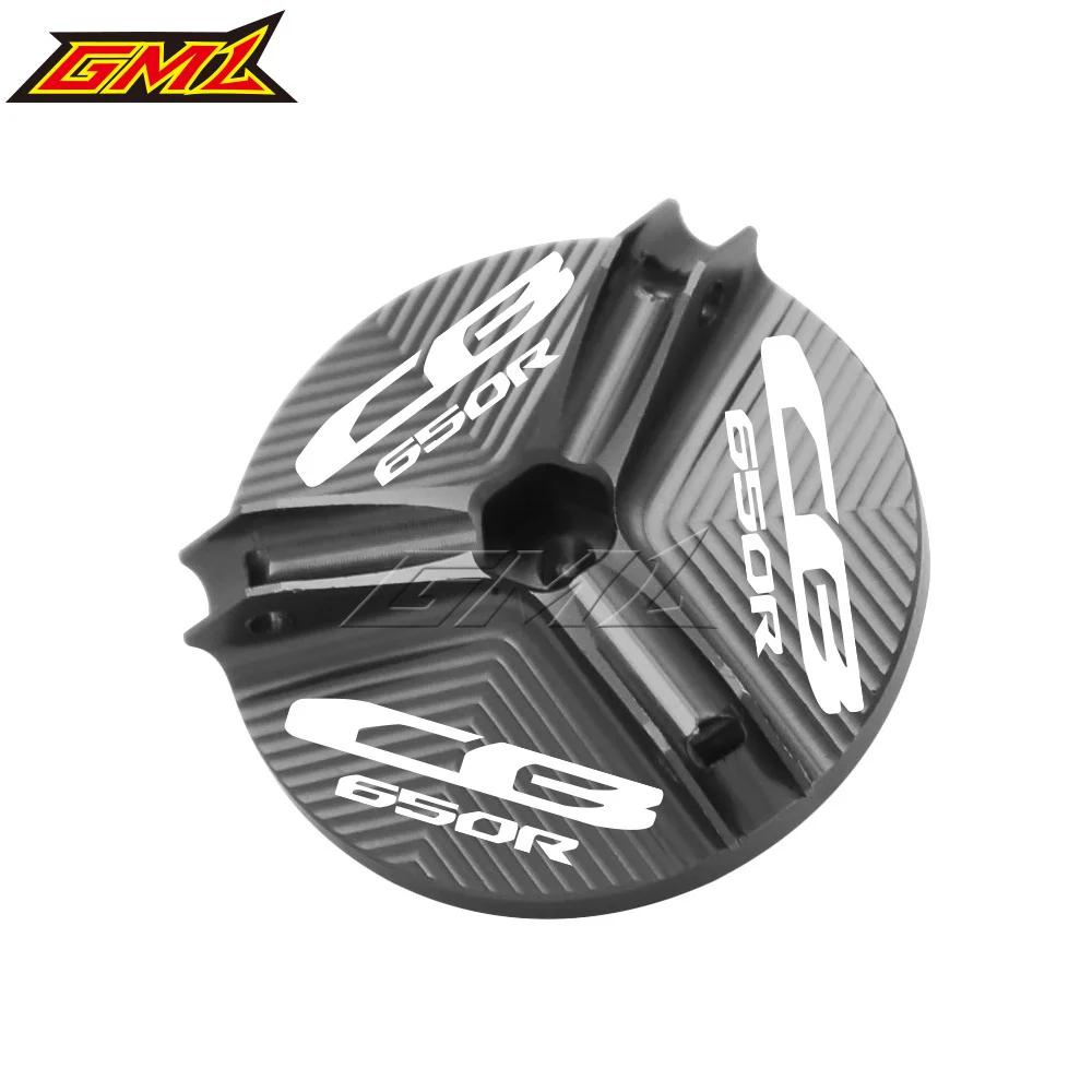 

Motorcycle CNC Aluminum Engine Oil Drain Plug Sump Nut Cup Cover Oil Filler Cup For HONDA CB650R CB 650R 2019-2020 серый