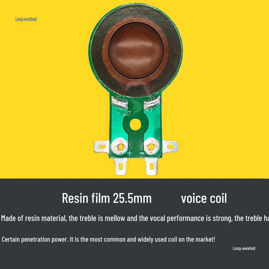24.8mm JBL Horn Tweeter Voice Coil, 25 Core Resin Diaphragm, 25.5mm High-Rise Lede Stock