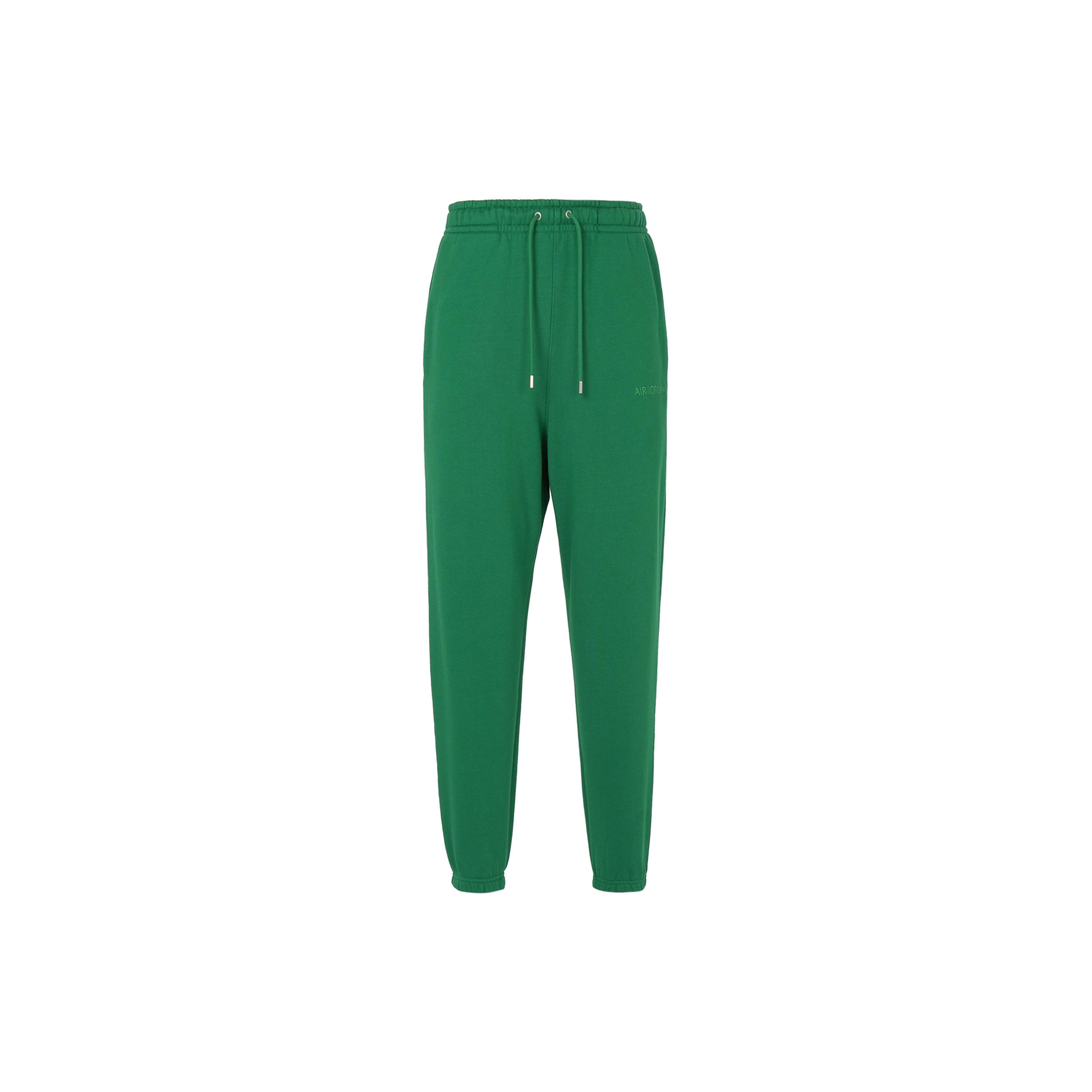 Jordan Air Jordan X Wordmark Knit Knitted Sweatpants Men s Pine Green Moderate Cuffed Pants FJ0697-302 M