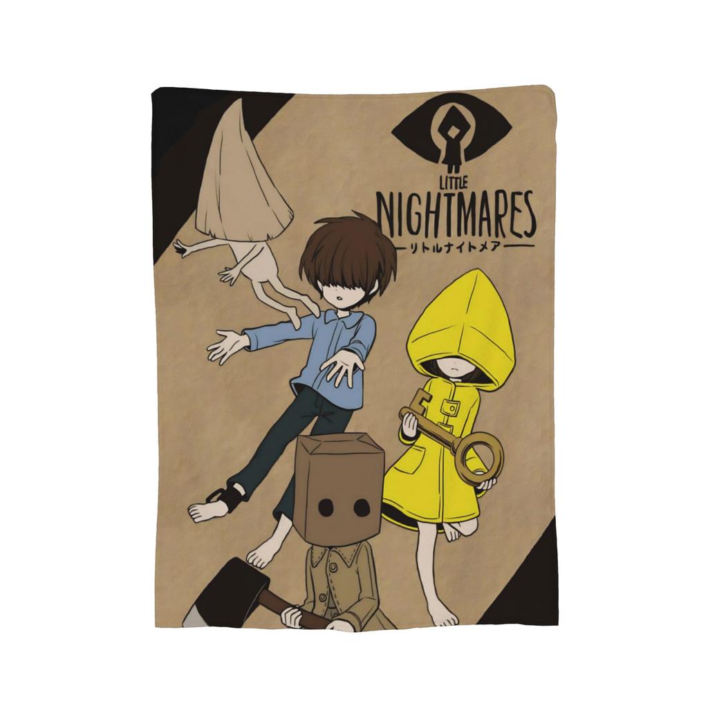 Little Nightmares Horror Blanket Cover Video Game Plush Throw Blanket Summer Air Conditioning Printed Soft Warm Bedsprea,