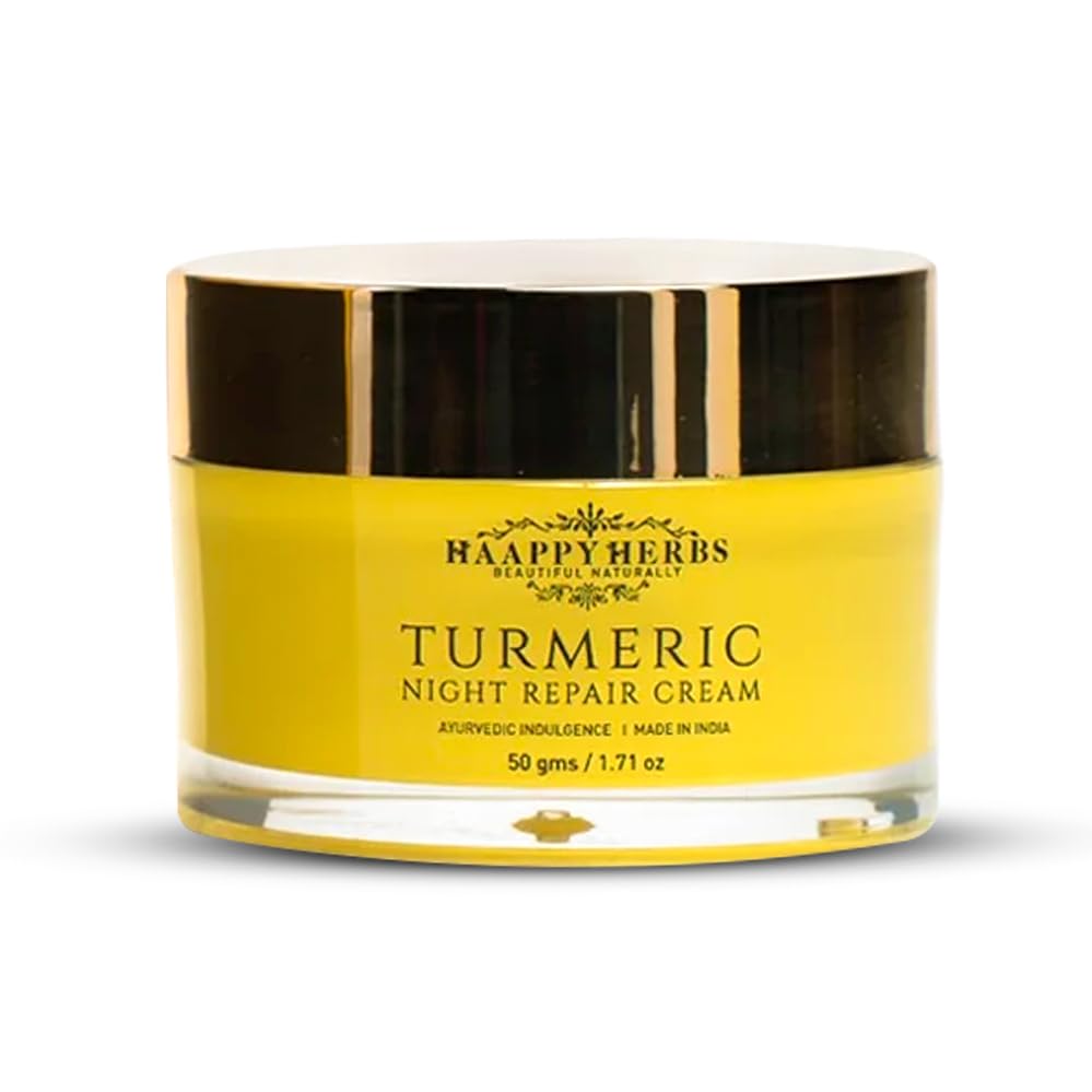 HAAPPY HERBS - BEAUTIFUL NATURALLY Turmeric Night Repair Cream - 50G