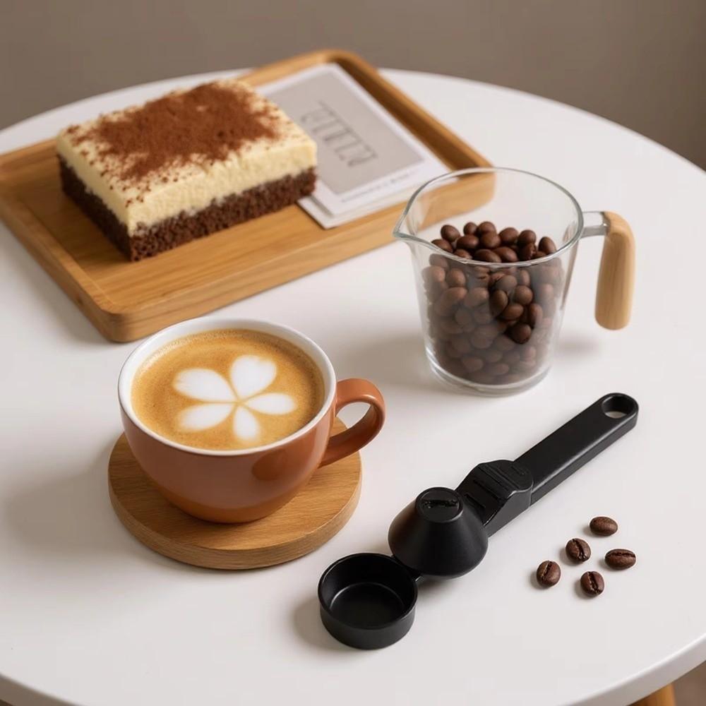 Leakproof Measuring Spoon 2-in-1 Function Sliding Measure Spoon Protein Powder Spoon  Office