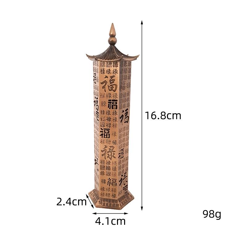 

Ретро вертикальная курильница Fu Lu держатель для благовоний металлическая основа для благовоний украшение для домашнего аромата медный