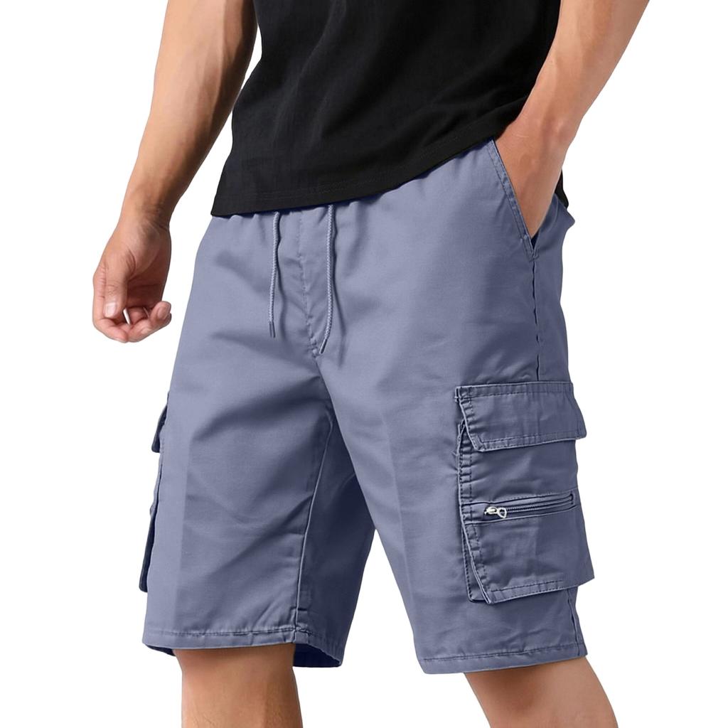 Men's Casual Five-pocket Pants - Loose, Multi-pocket Outdoor Sports Shorts