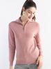 Women's Thickened Wool Zipper Pullover: Autumn & Winter Loose Stitch Base Layer Top