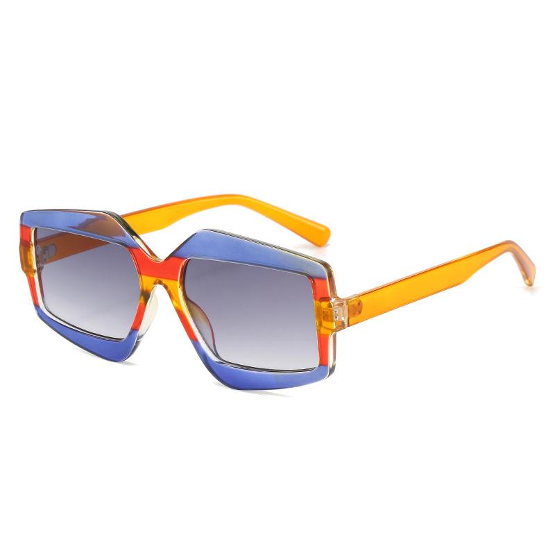 Geometric Sunglasses, Trend Contrasting Colors, Trend Glasses, Frames, And Versatile Sunglasses For Women