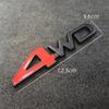 Logo Metálico 3D Emblema 4wd Letras Calcomanía Guardabarros Maletero Coche Insignia Pegatina Accesorios