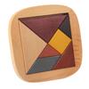 Montessori Wooden Toys Wooden Jigsaw Puzzle for Kids Tangrams Brainstorming Preschool Early Learning Children Logical Thinking