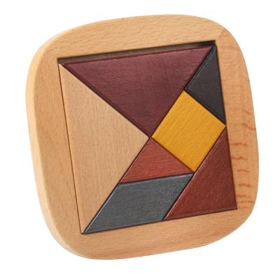 Montessori Holzspielzeug Holzpuzzlespiel für Kinder Tangramms Brainstorming Vorschule Frühes Lernen Kinder Logisches Denken