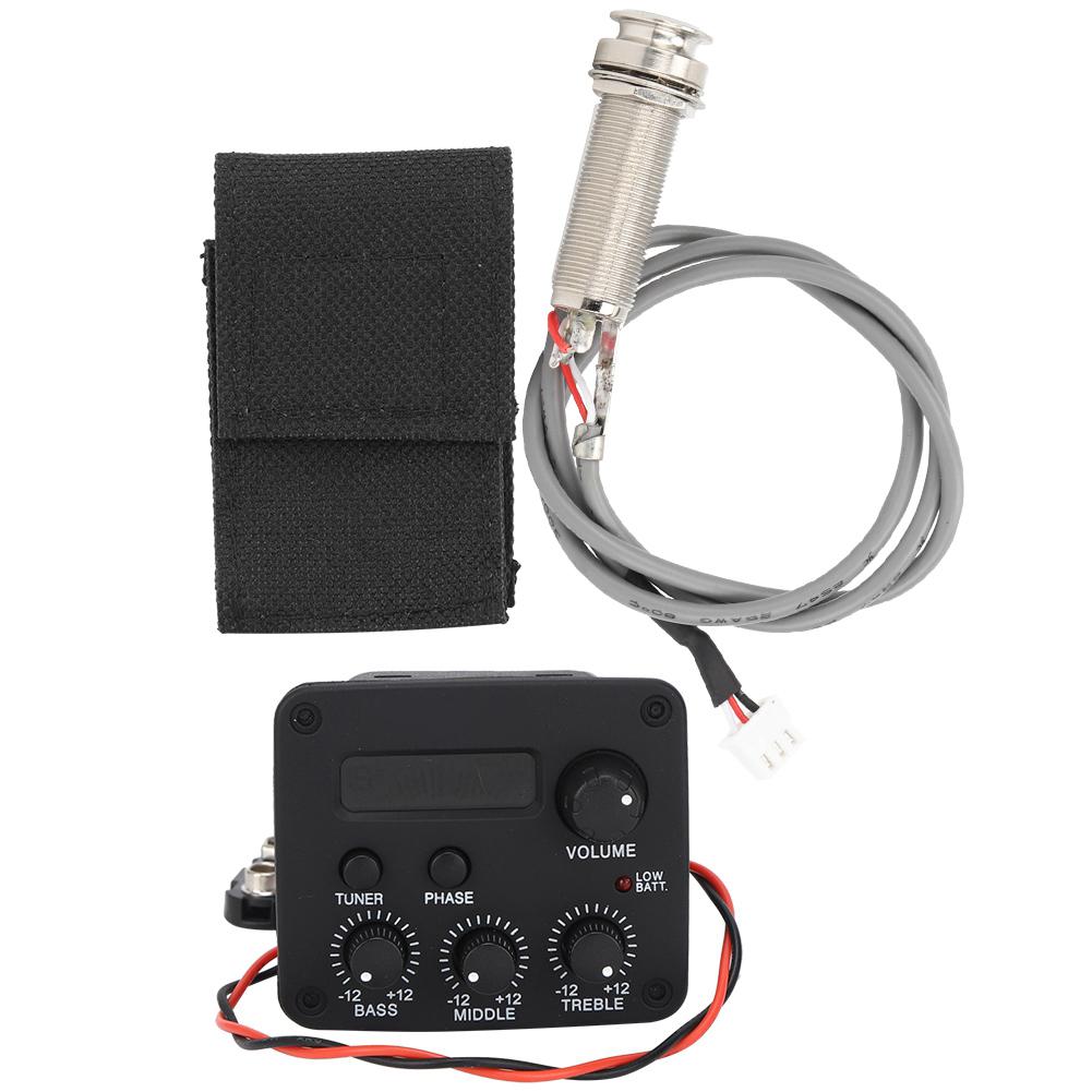 

Гитарный предусилитель 3-сегментный звукосниматель эквалайзер ЖК-экран Аксессуары для музыкальных инструментов