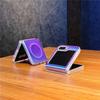 Applicable To Zflip6 Mobile Phone Case Laser Samsung Flip7 Folding Chameleon Magnetic Case Zflip5 4 Transparent Case