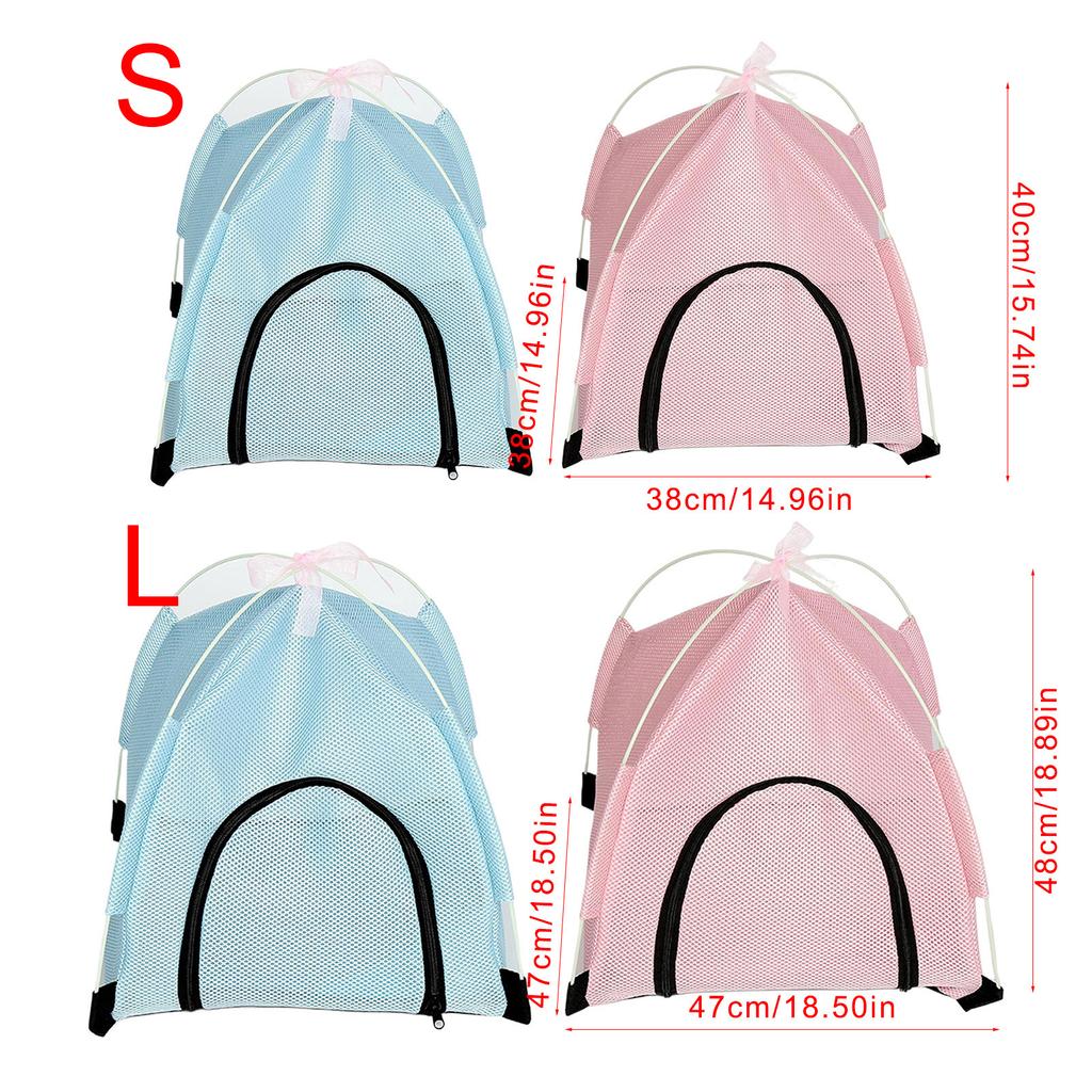 Cat Tent Bed for Indoor Cat Small Dogs Shelter Bed House Teepee Tent Bed Photo Props Gift for Summer Teepee