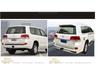 Compatible Rear Middle Roof Spoiler for 2008-2024 Toyota Land Cruiser LC200/FJ