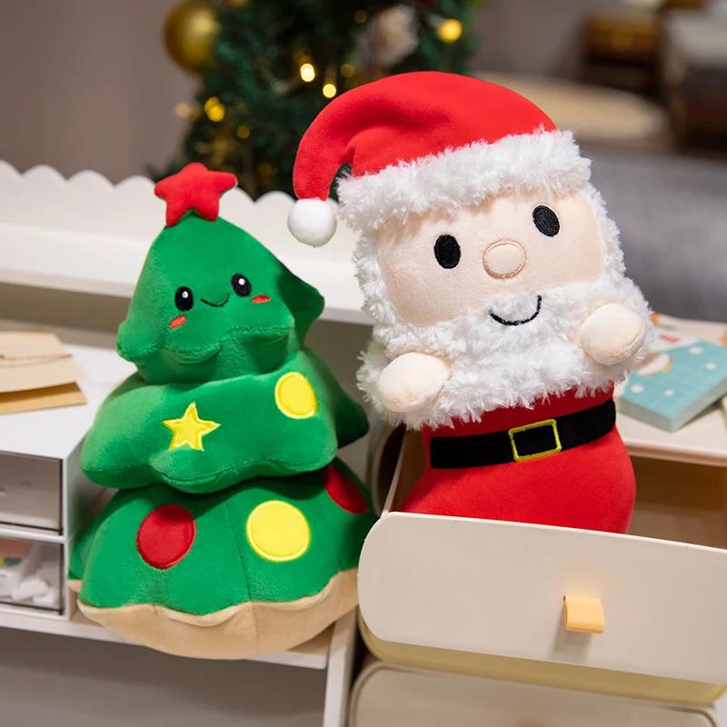 Cute Christmas Plush Toy Kawaii Christmas Decoration Christmas Tree Socks Christmas Gift Soft Toy