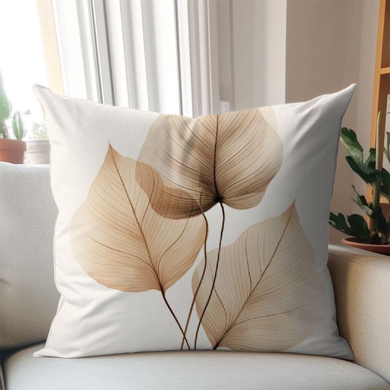 Nordic Style Universal Minimalist Chinese Style Sofa Throw Pillow Cover, Living Room Backrest Pillow Cover