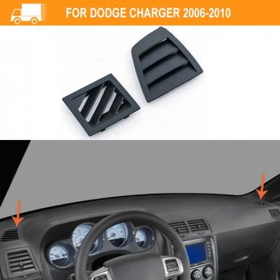 Front Left & Right Dash Air Vent Outlet Cover Trim For Dodge Charger 06-10 Black