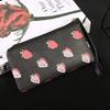 Retro Zipper Wallet High Quality Strawberry Storage Bag Cherry Coin Purse Portable Women'S Wallet For Vintage Clothing Handbag
