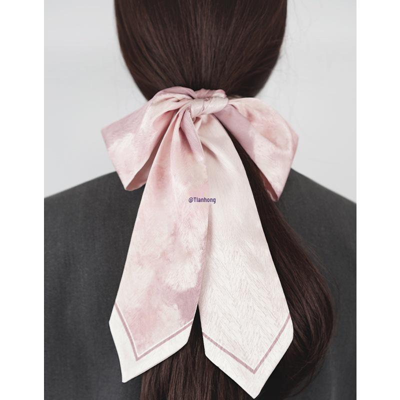 Silk Scarf: Pink Hair Band, Bag Tie, Waist Belt by Beauty Invasion Project