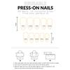 24Pcs False Nails Pink Brown Polka Dot Lace Lace French Press on False Nails Bow Pearl Wearable Manicure Tips Art Fake Nails
