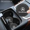 Car Anti-Slip Silicone Coaster Waterproof Water Cup Mat For Mercedes Benz E S C A B Class GLE GLS GLC CLA GLA GLK GLB W204 W205