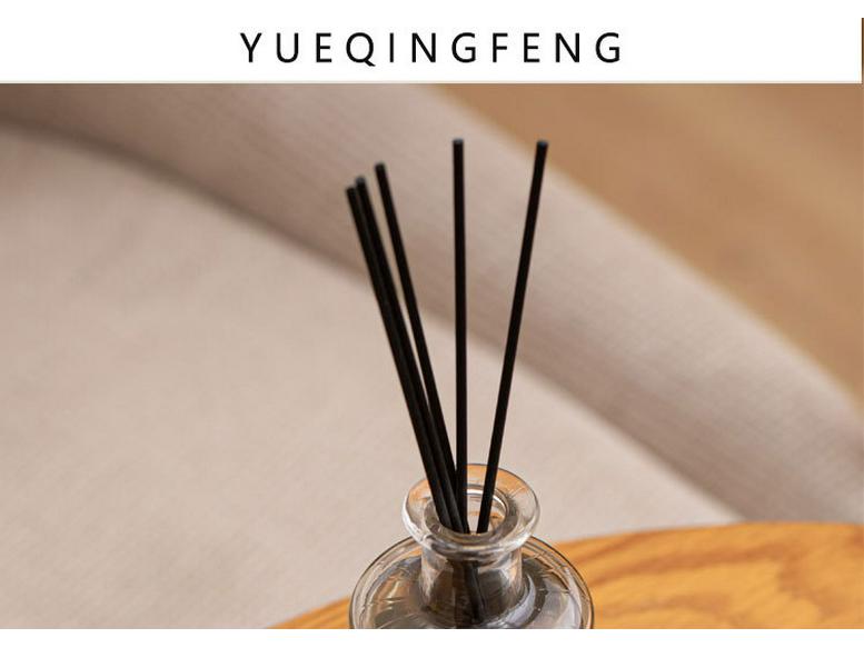 Rattan Glass Aromatherapy Diffuser: Flameless Essential Oil Decor for Home, Bedroom & Hotel