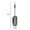 Wireless Bluetooth-compatible Sound Transmitters 3.5mm Auxes Receiver 15H Battery Lifes Low Latency 10m Ranges Car Home Stereos