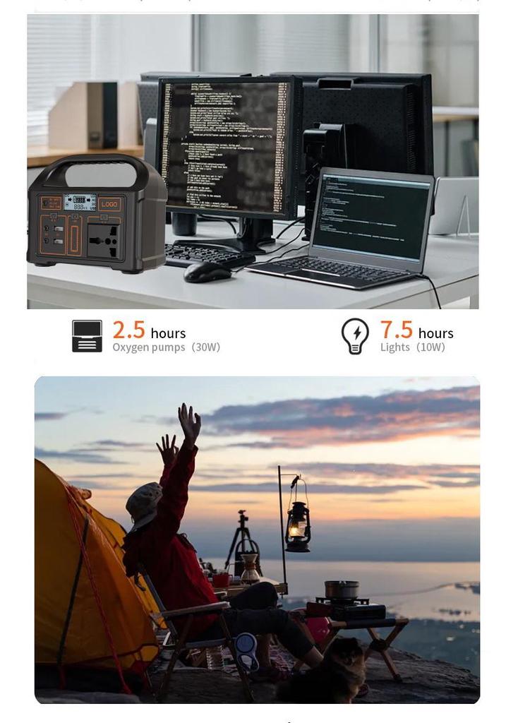 150W Portable Outdoor Power Station 76.8Wh
