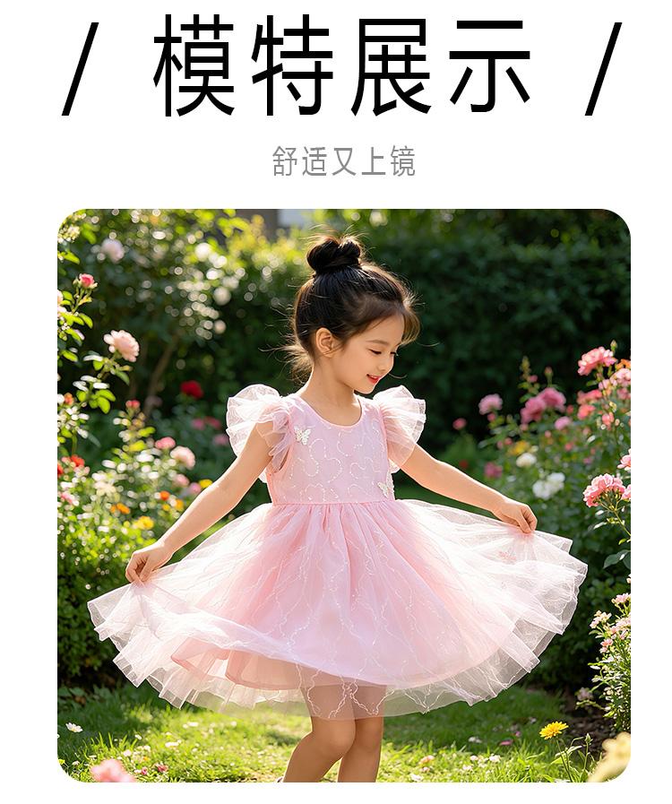 Children's Mesh Princess Dress