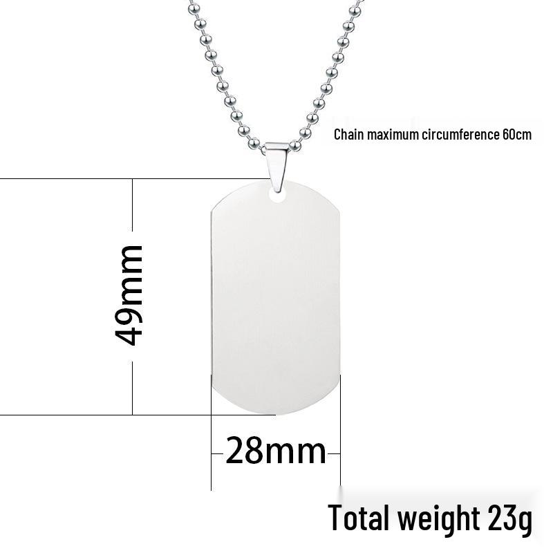 Gravierte goldene Edelstahl-Halskette: Erntedank- & Weihnachtsgeschenk